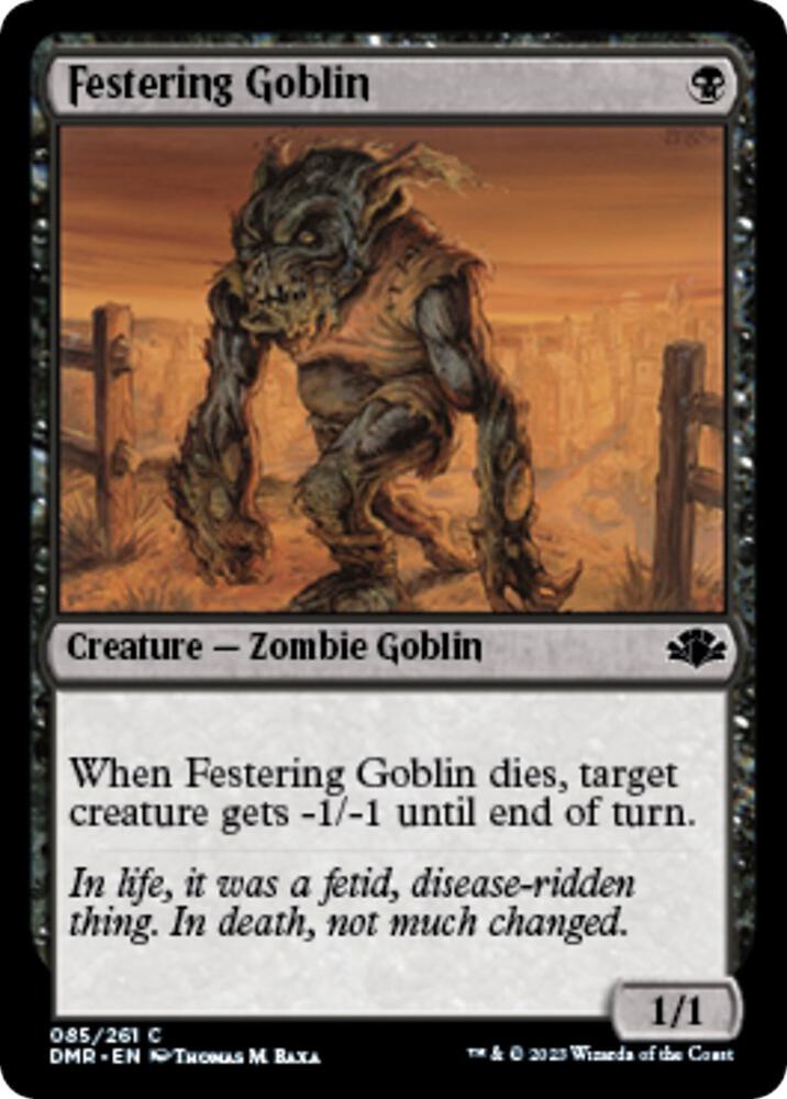 Festering Goblin [Dominaria Remastered - 85]
