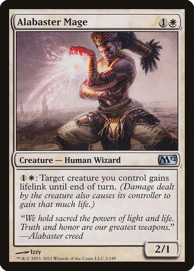 Alabaster Mage [Magic 2012 (M12) - 2]