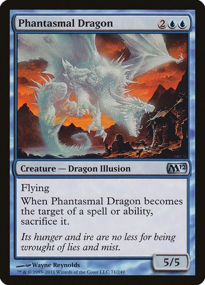 Phantasmal Dragon [Magic 2012 (M12) - 71]