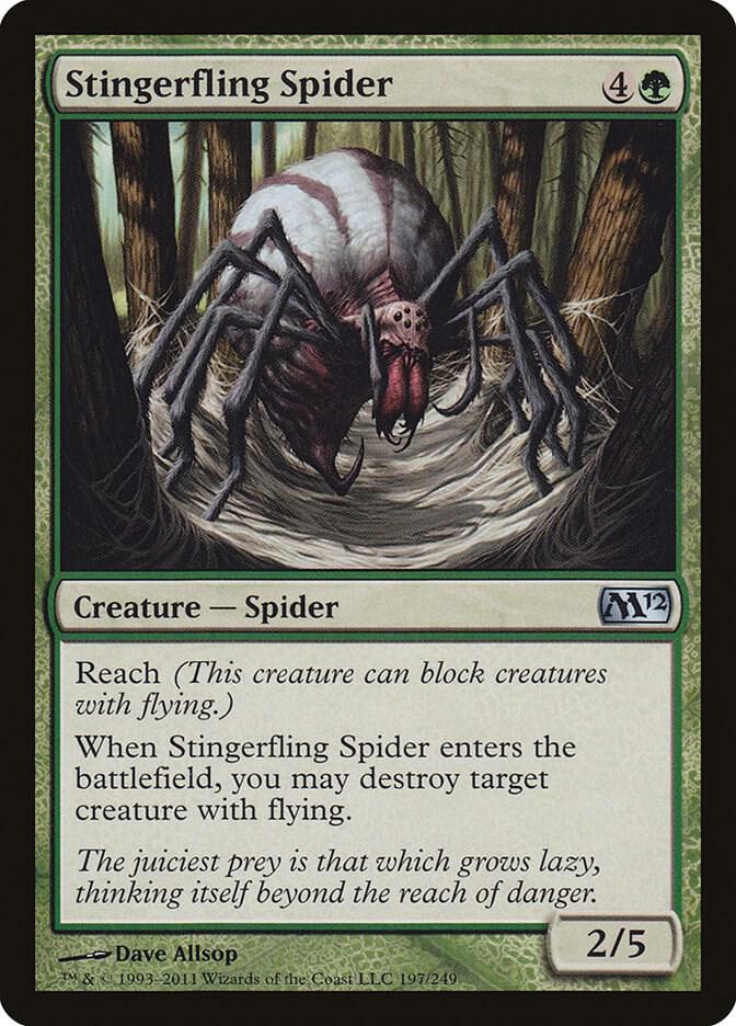 Stingerfling Spider [Magic 2012 (M12) - 197]