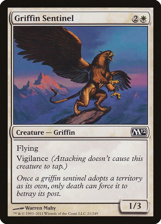 Griffin Sentinel [Magic 2012 (M12) - 21]