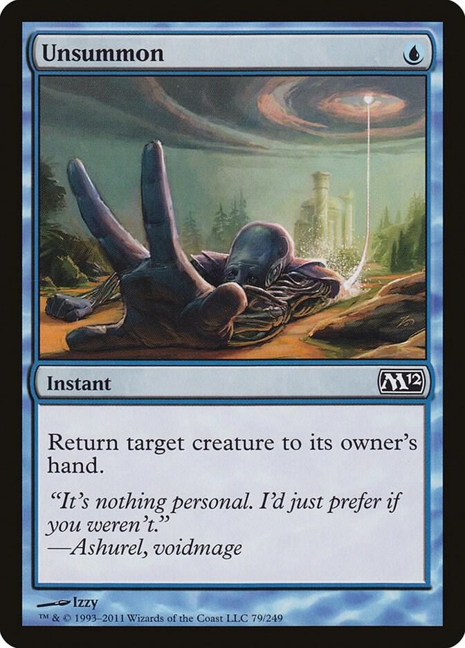 Unsummon [Magic 2012 (M12) - 79]