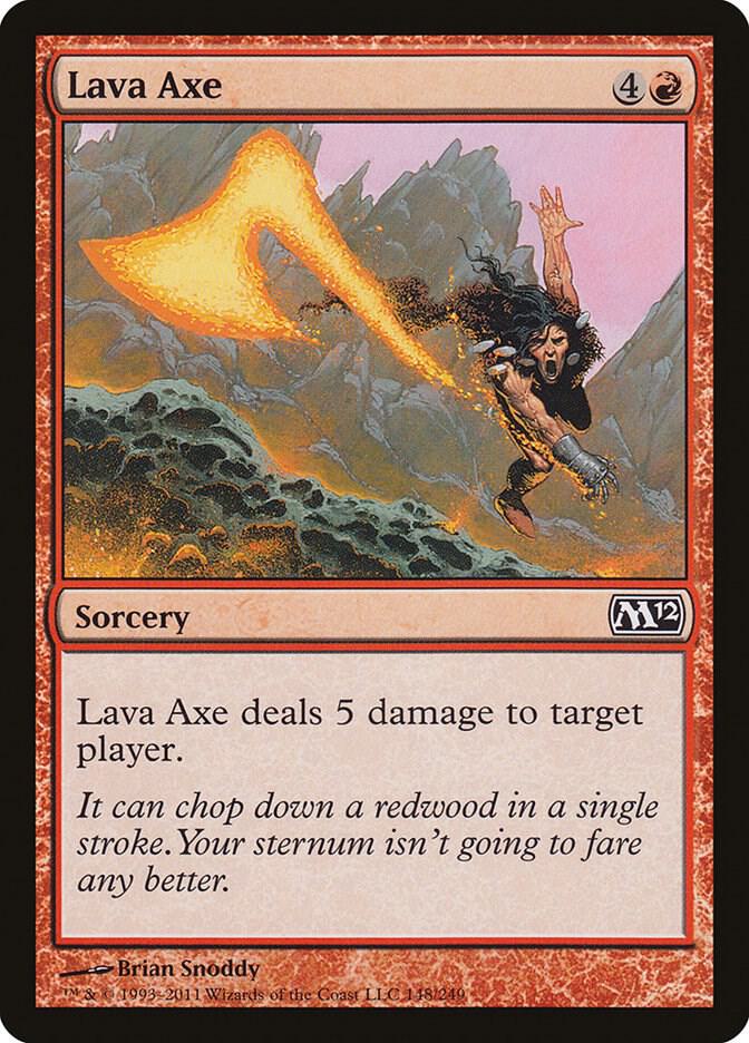 Lava Axe [Magic 2012 (M12) - 148]