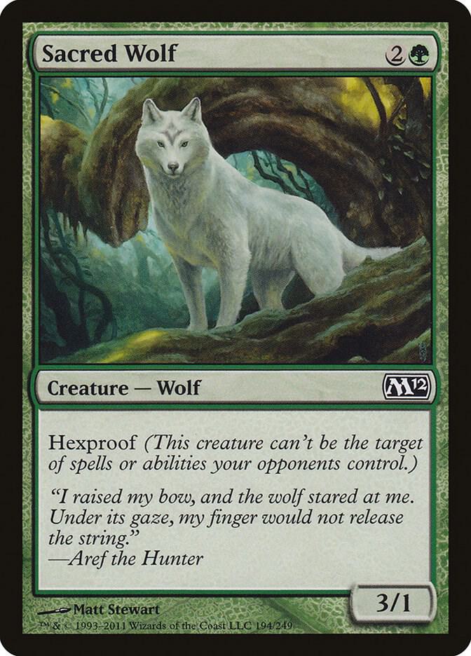 Sacred Wolf [Magic 2012 (M12) - 194]