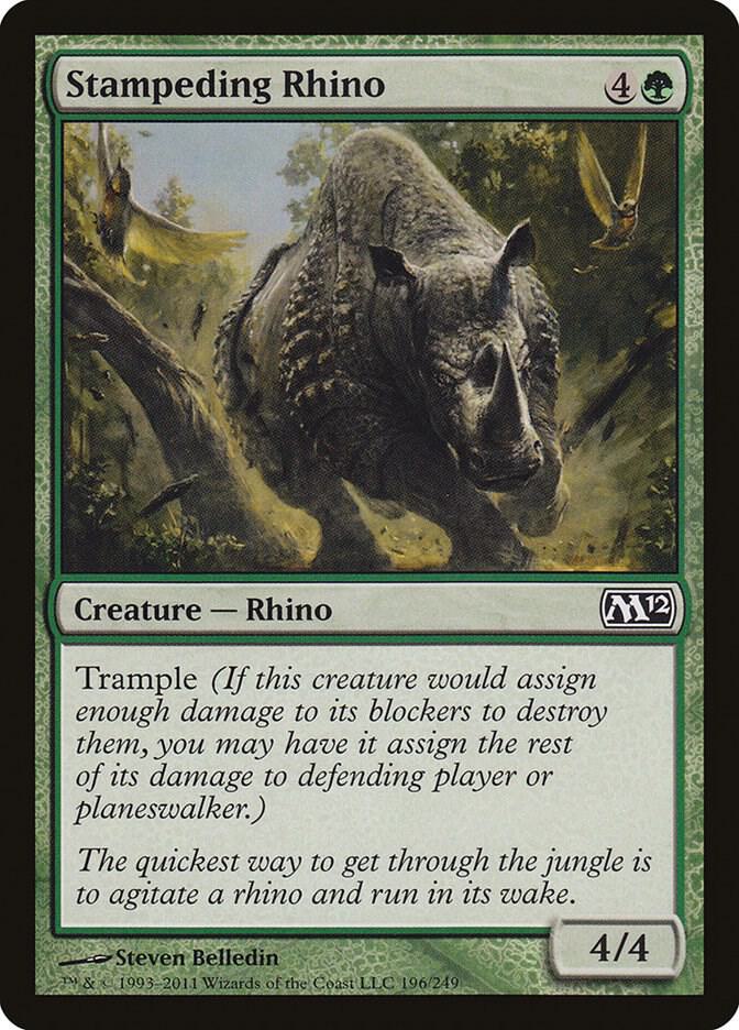 Stampeding Rhino [Magic 2012 (M12) - 196]