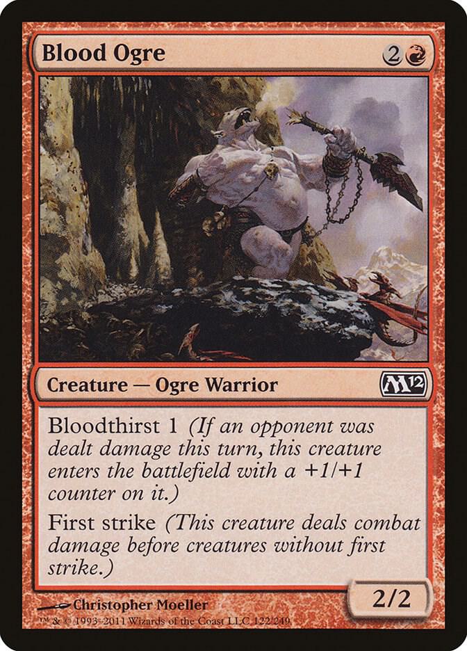 Blood Ogre [Magic 2012 (M12) - 122]