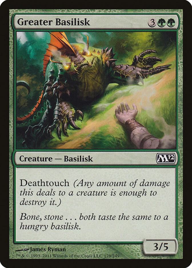Greater Basilisk [Magic 2012 (M12) - 179]