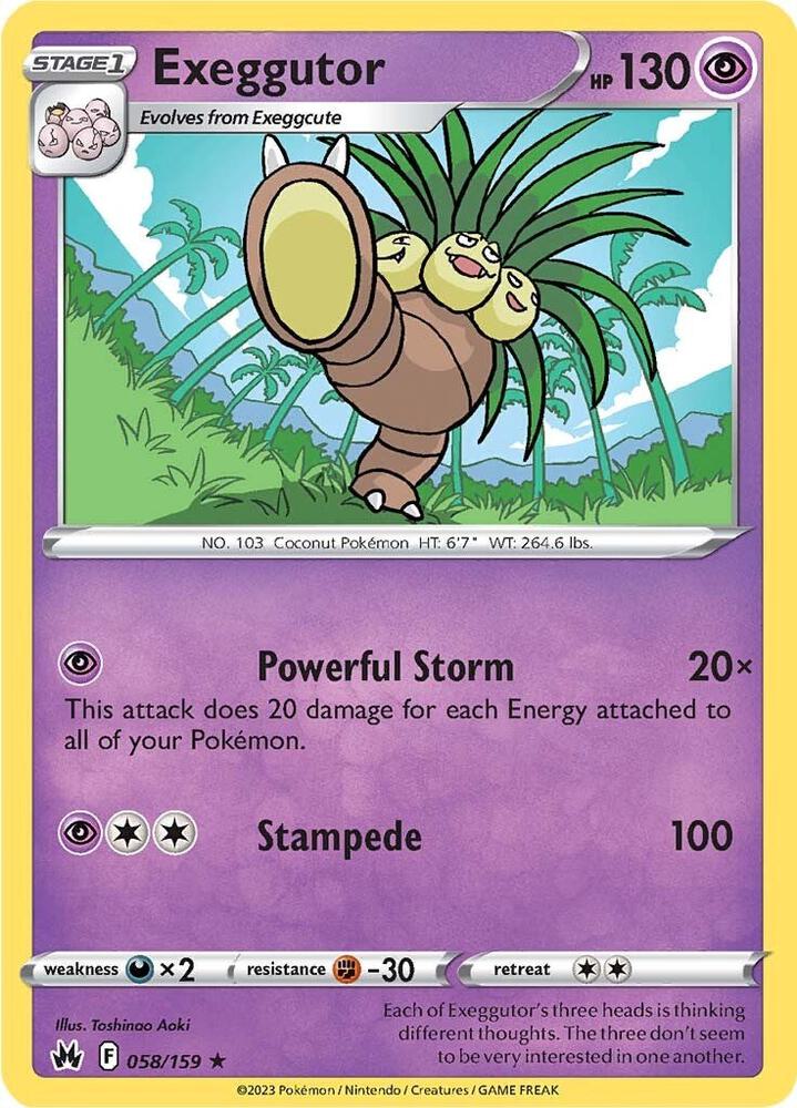 Exeggutor [SWSH: Crown Zenith - 058/159]