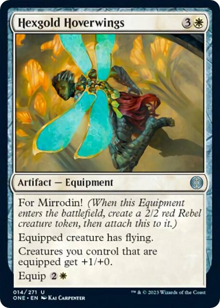 Hexgold Hoverwings [Phyrexia: All Will Be One - 14]