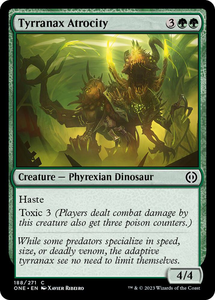 Tyrranax Atrocity [Phyrexia: All Will Be One - 188]