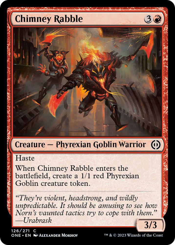 Chimney Rabble [Phyrexia: All Will Be One - 126]