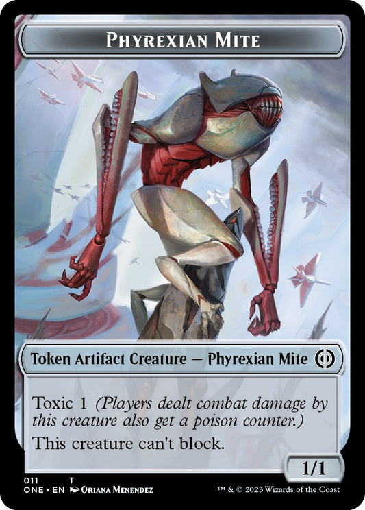 Phyrexian Mite (011) // Phyrexian Goblin Double-sided Token