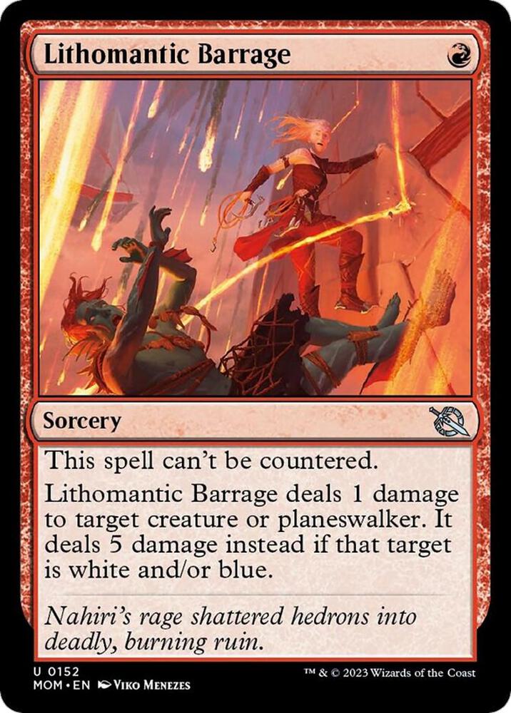Lithomantic Barrage [March of the Machine - 152]