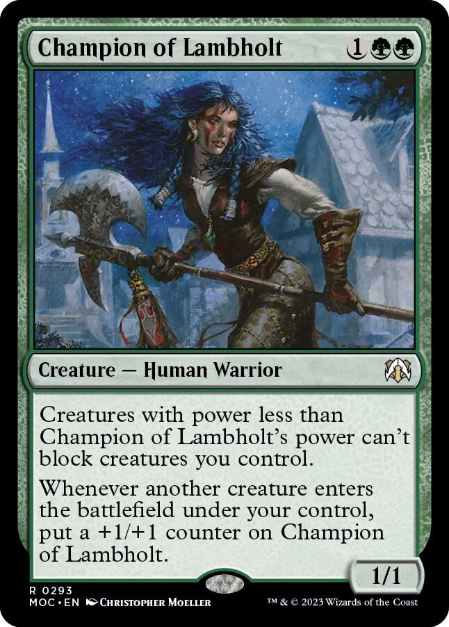 Champion of Lambholt [Commander: March of the Machine - 293]