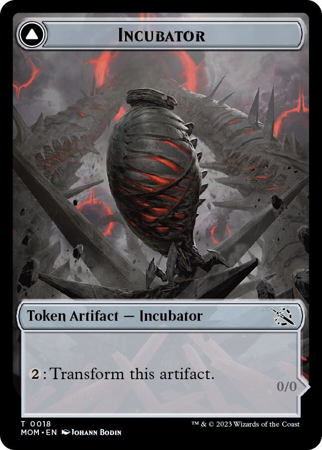 Incubator (0018) // Phyrexian (0018) Double-Sided Token [March of the Machine - 18]