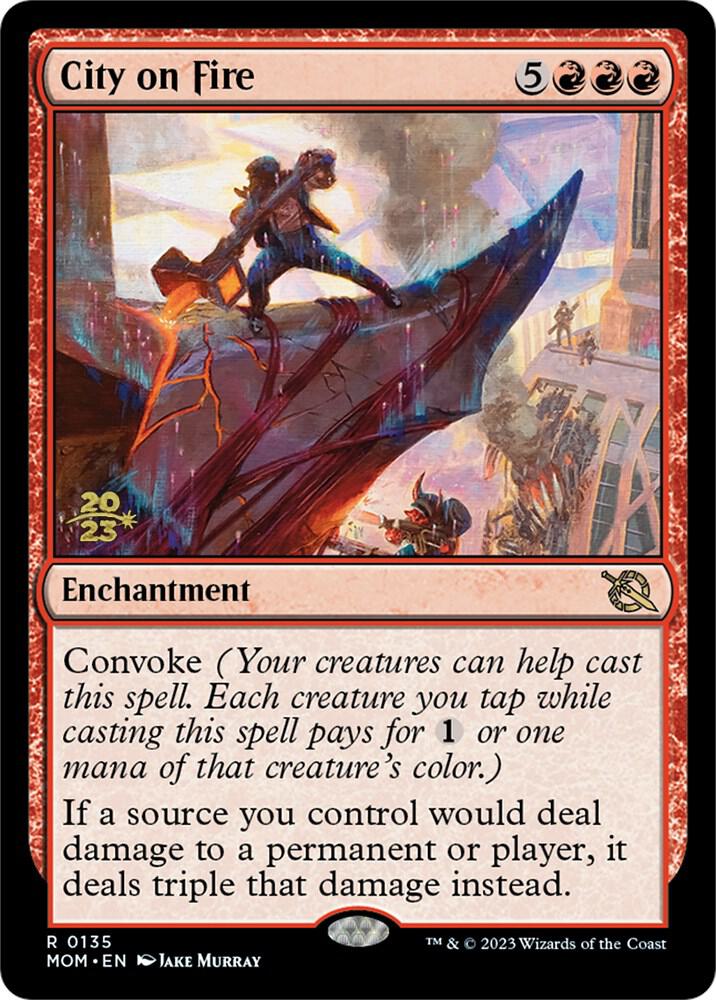 City on Fire [Prerelease Cards - 135]