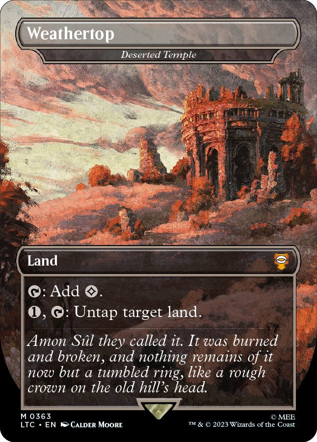 Weathertop - Deserted Temple (Borderless)