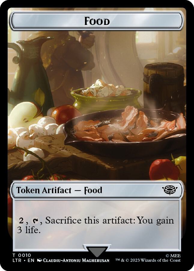 Bird (0001) // Food (0010) Double-Sided Token (Back)