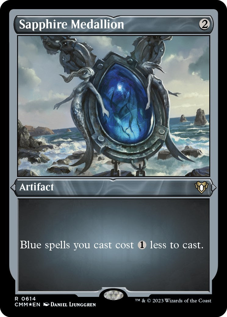 Sapphire Medallion (Foil Etched)