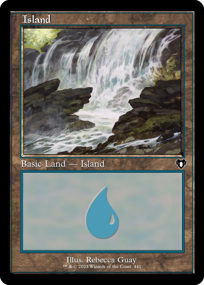 Island (441) (Retro Frame) [Commander Masters - 441]