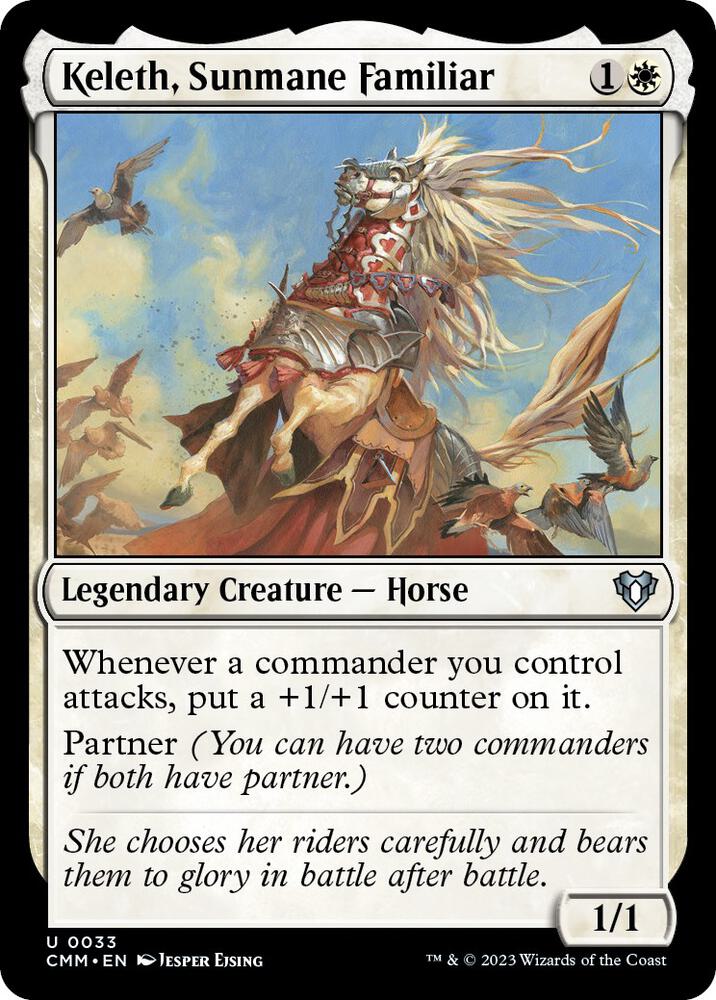 Keleth, Sunmane Familiar [Commander Masters - 33]