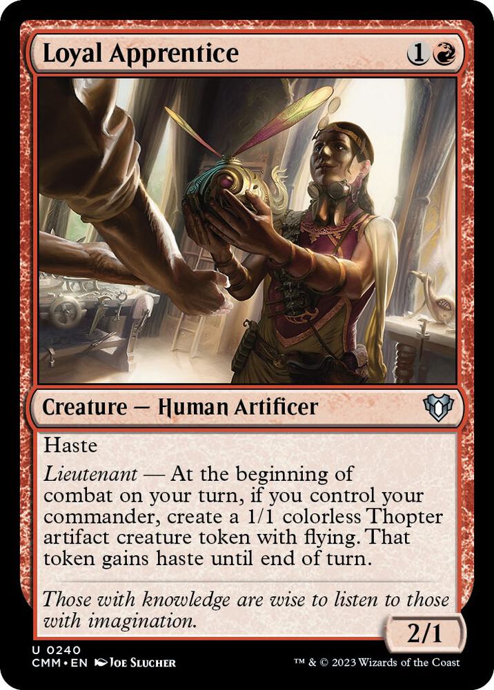 Loyal Apprentice [Commander Masters - 240]