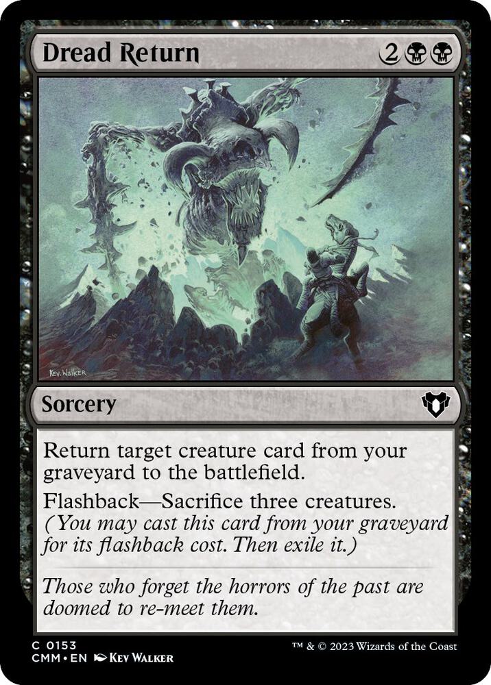 Dread Return [Commander Masters - 153]