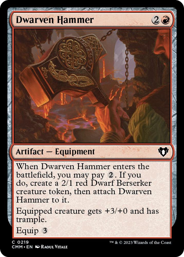 Dwarven Hammer [Commander Masters - 219]