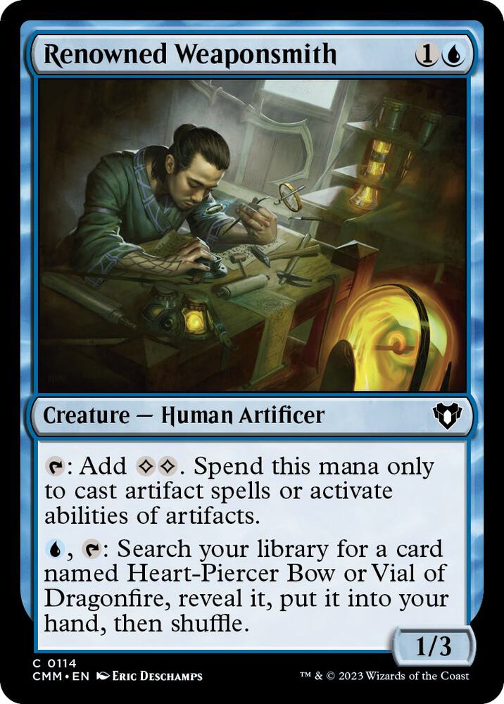 Renowned Weaponsmith [Commander Masters - 114]