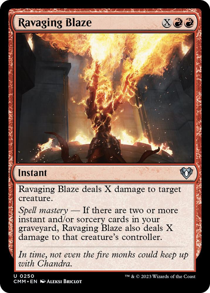 Ravaging Blaze [Commander Masters - 250]