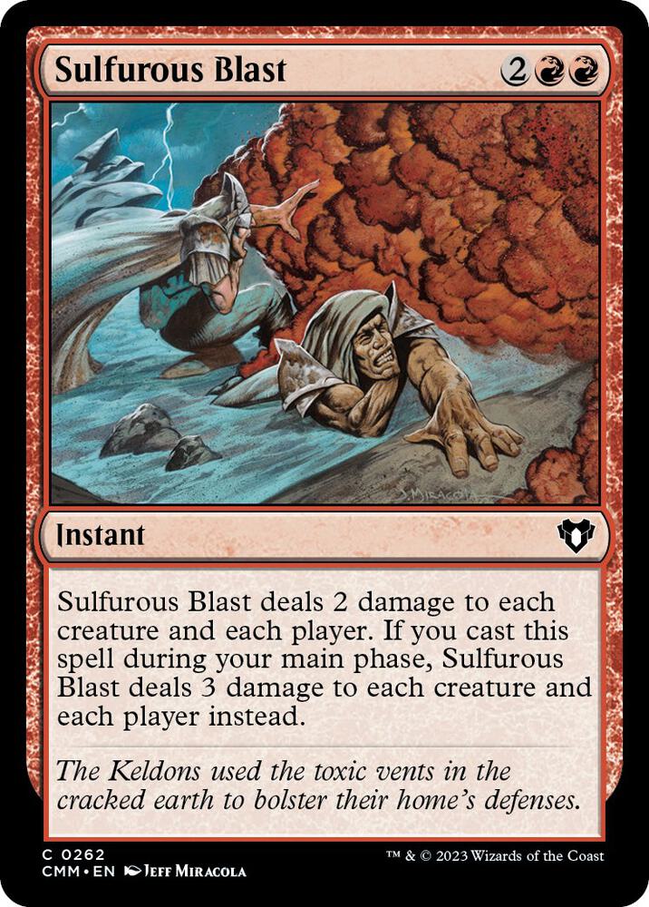 Sulfurous Blast [Commander Masters - 262]