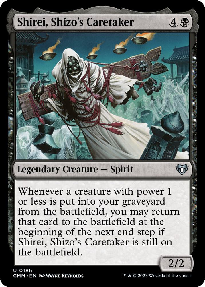 Shirei, Shizo's Caretaker [Commander Masters - 186]