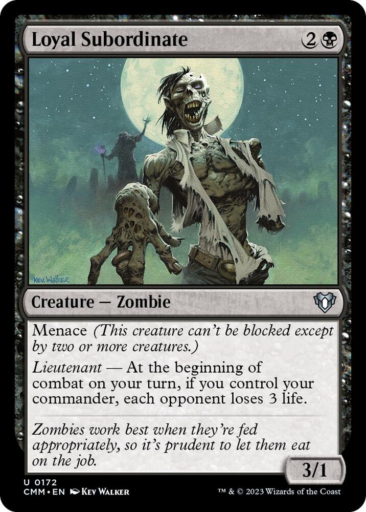 Loyal Subordinate [Commander Masters - 172]