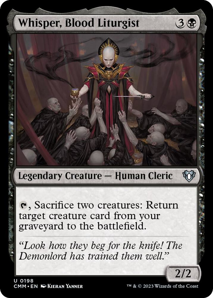 Whisper, Blood Liturgist [Commander Masters - 198]