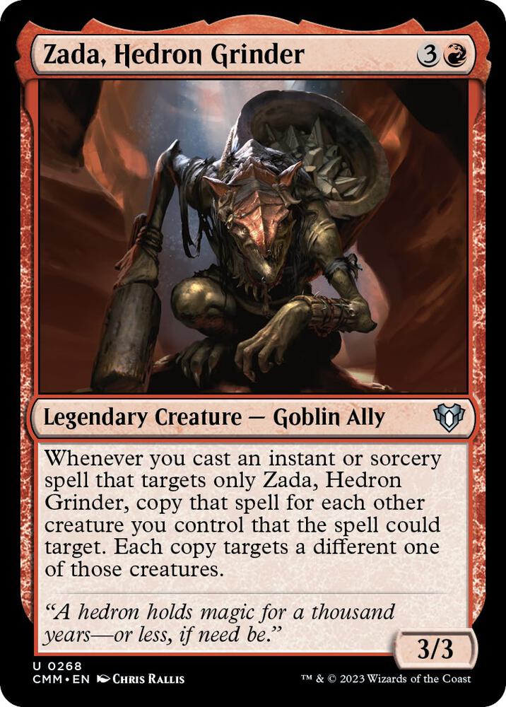 Zada, Hedron Grinder [Commander Masters - 268]