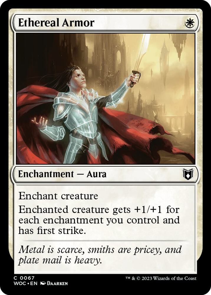 Ethereal Armor [Commander: Wilds of Eldraine - 67]