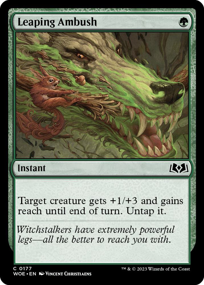 Leaping Ambush [Wilds of Eldraine - 177]