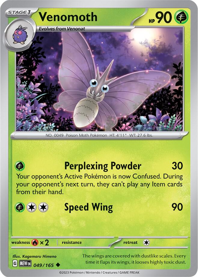 Venomoth [SV: Scarlet & Violet 151 - 049/165]