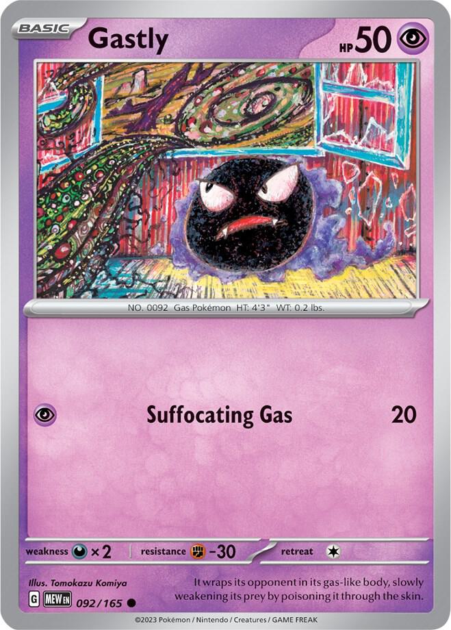 Gastly [SV: Scarlet & Violet 151 - 092/165]