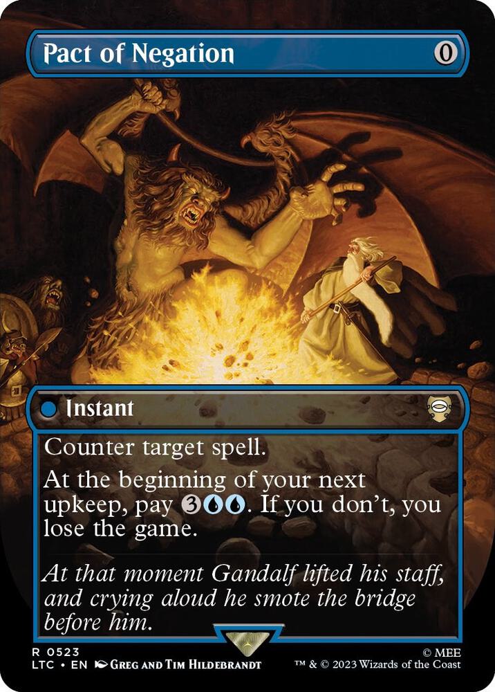 Pact of Negation (Borderless) [Commander: The Lord of the Rings: Tales of Middle-earth - 523]
