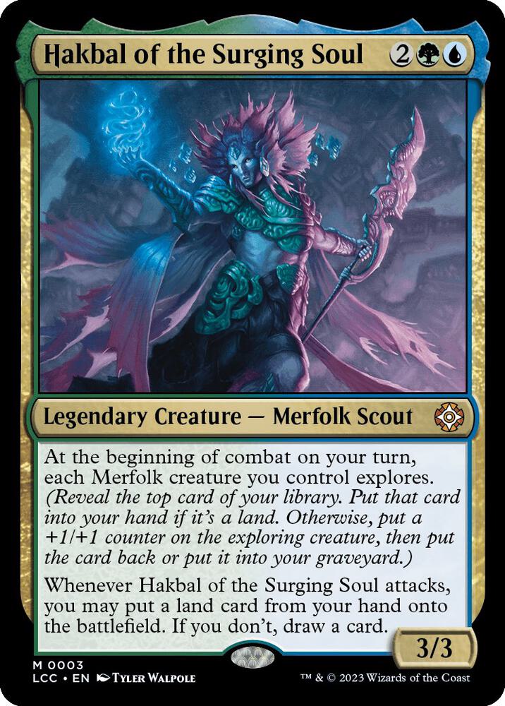 Hakbal of the Surging Soul [Commander: The Lost Caverns of Ixalan - 3]