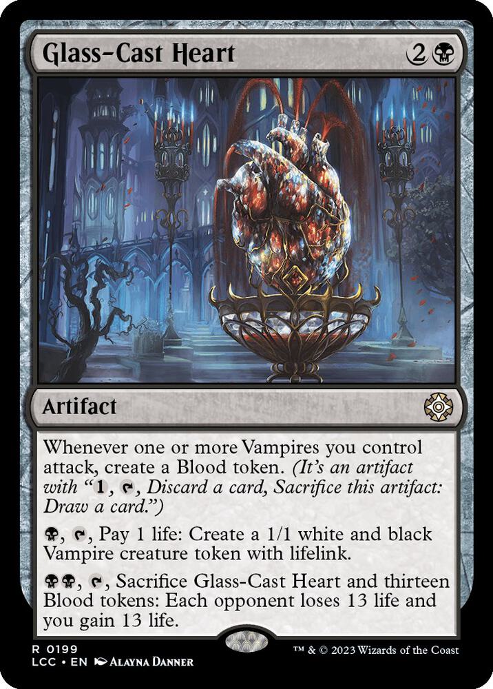 Glass-Cast Heart [Commander: The Lost Caverns of Ixalan - 199]