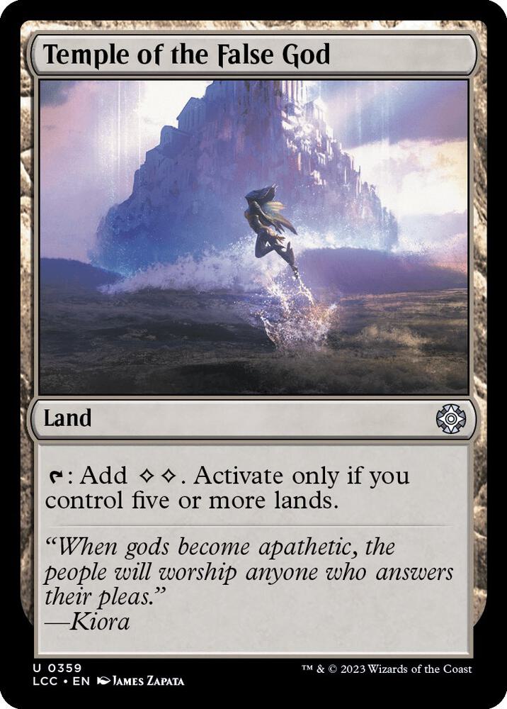 Temple of the False God [Commander: The Lost Caverns of Ixalan - 359]