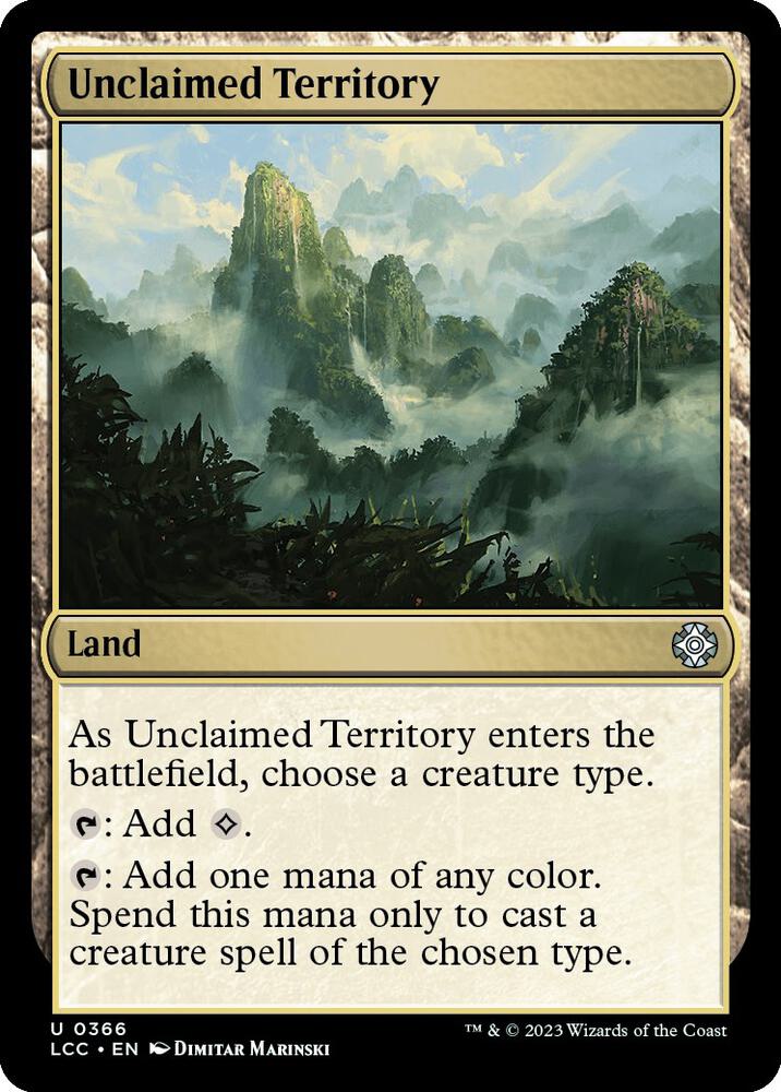 Unclaimed Territory [Commander: The Lost Caverns of Ixalan - 366]