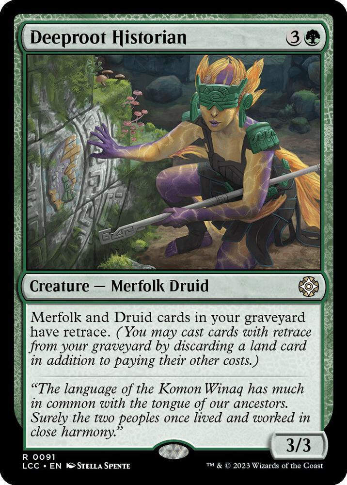 Deeproot Historian [Commander: The Lost Caverns of Ixalan - 91]