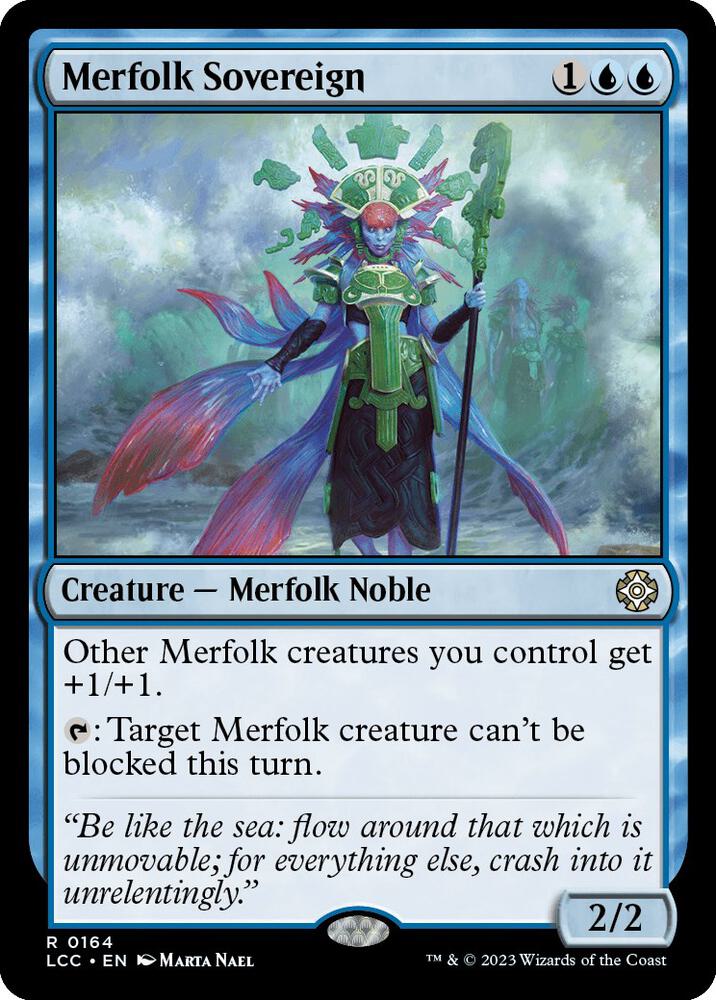 Merfolk Sovereign [Commander: The Lost Caverns of Ixalan - 164]