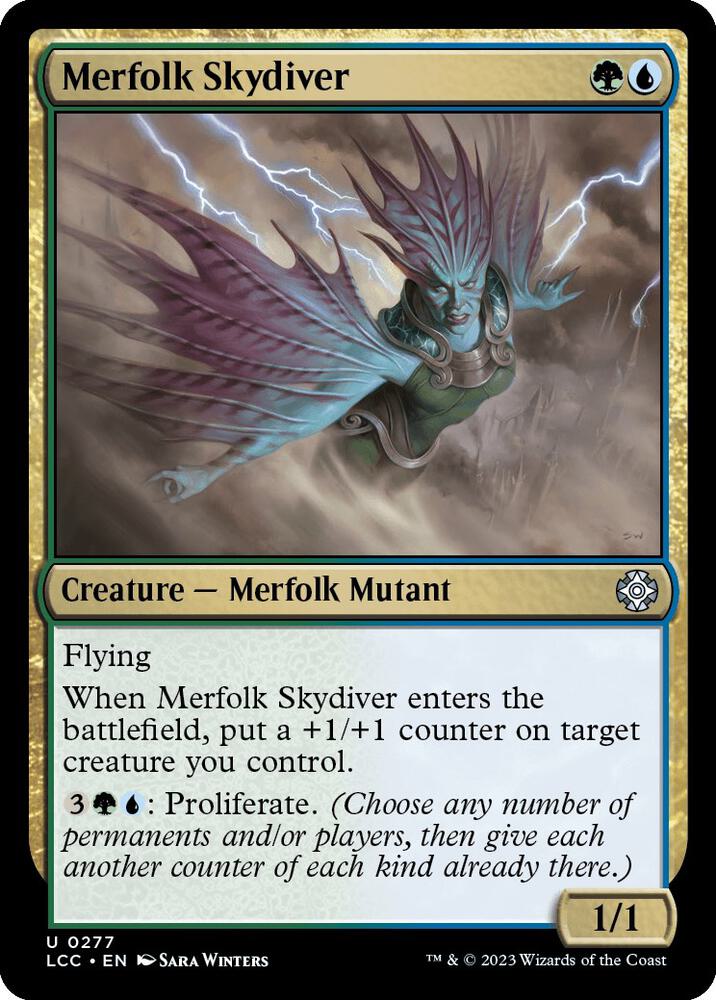 Merfolk Skydiver [Commander: The Lost Caverns of Ixalan - 277]