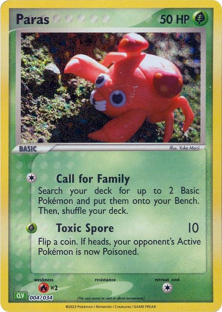 Paras [Trading Card Game Classic - 004/034]