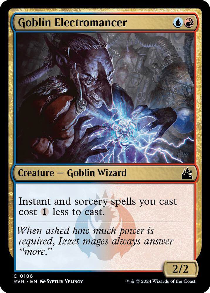 Goblin Electromancer [Ravnica Remastered - 186]
