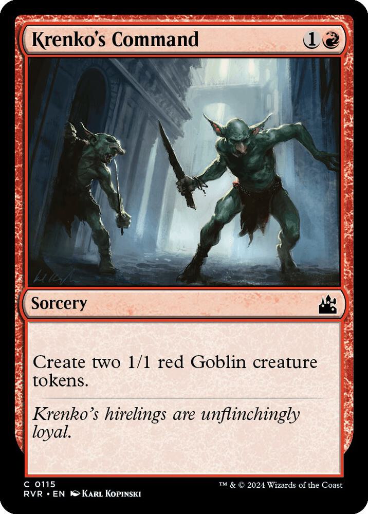 Krenko's Command [Ravnica Remastered - 115]